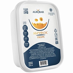 Пюре замороженное "AGROBAR" Абрикос 250 г